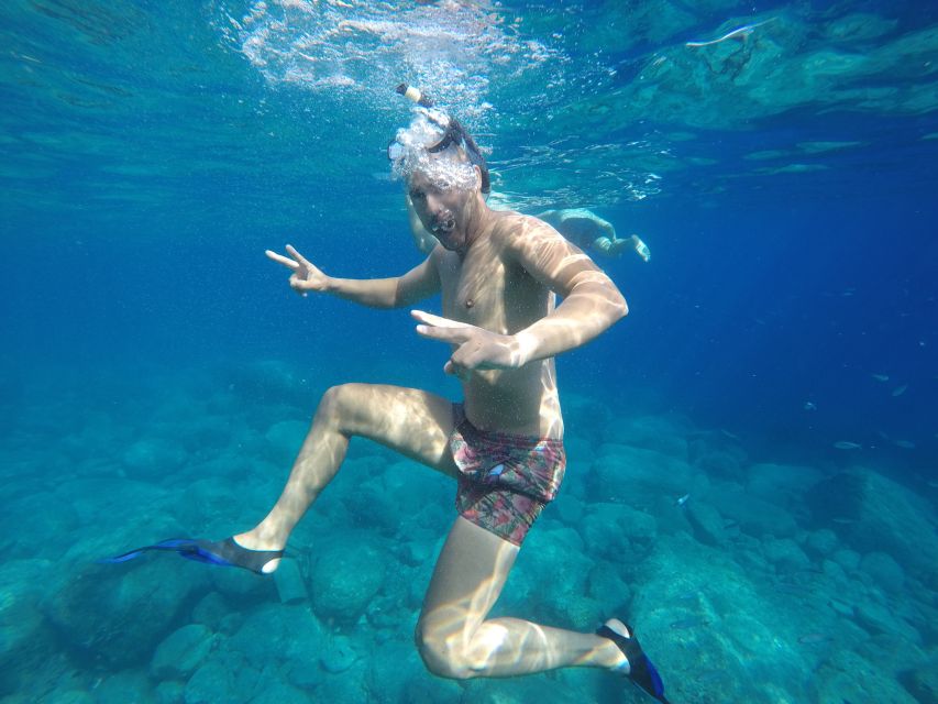 Puerto de Mogan: Boat and Snorkeling Trip - El Perchel is the reason to bring your swimwear