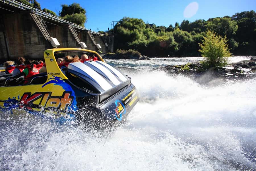 Queenstown: Shotover River and Kawarau River Jet Boat Ride - The Kawarau River adds speed, rocks, and bridges