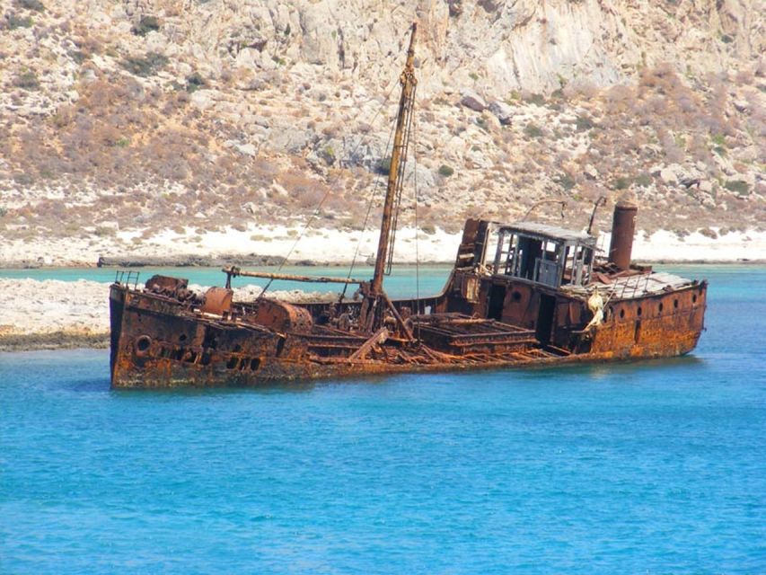 Rethymno Area: Gramvousa Island & Balos, Boat Ticket Extra - Balos Lagoon: pale sand, shallow water, and limited shade