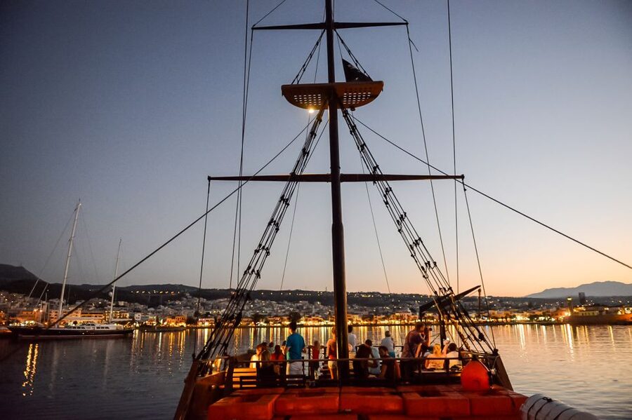 Rethymno: Sunset Cruise on a Wooden Pirate Boat - What the $29 price includes