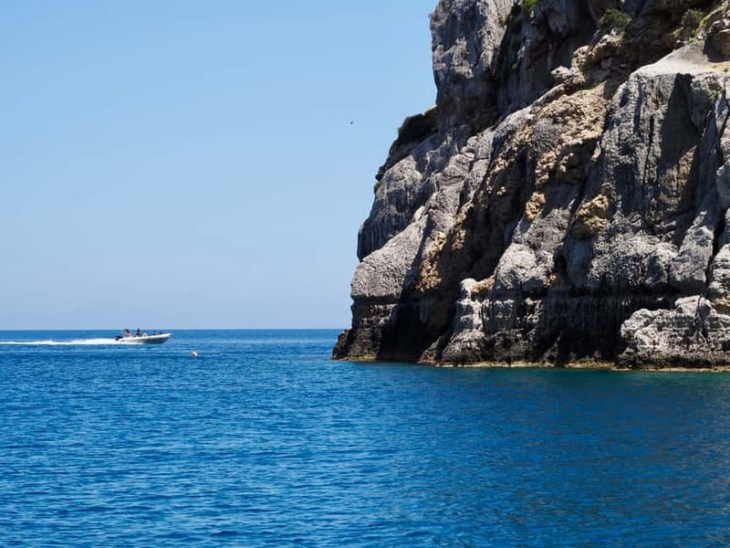 Rhodes: Anthony Quinn Bay & Sea Caves Snorkeling Cruise - The Alikies caves and the final swim