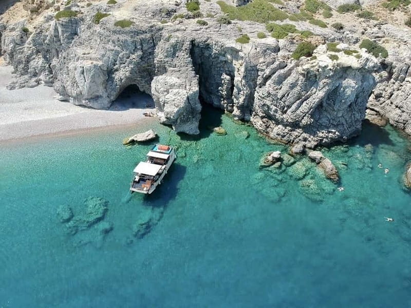Rhodes: Anthony Quinn, Ladiko and Caves All-Inclusive Cruise - Anthony Quinn Bay: the photogenic first stop