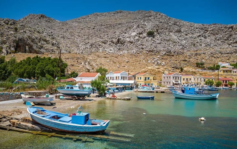 Rhodes: Cruise to Symi & St George's Bay with Hotel Transfer - Arriving in Symi’s pastel harbor