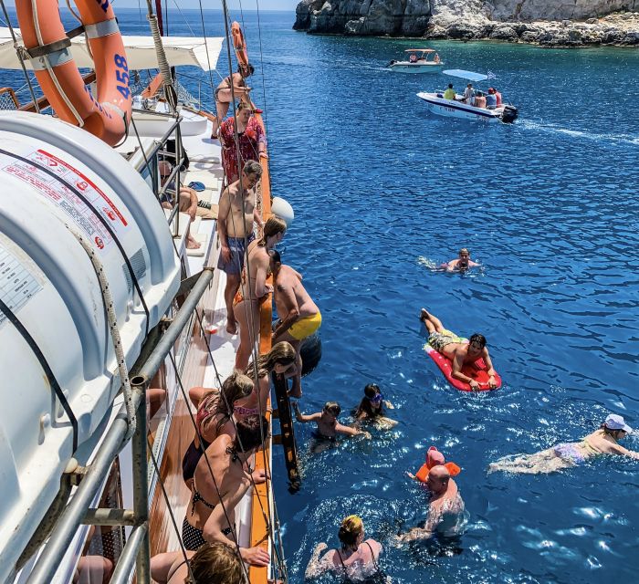 Rhodes: Cruise with 3 Stops, Lunch and Unlimited Drinks - Practical details that make the day easier