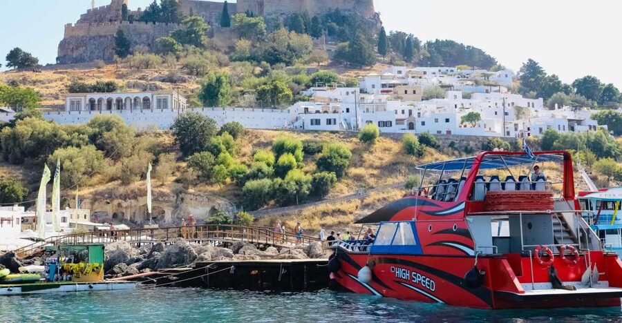 Rhodes: High Speed Cruise to Lindos - Why the fast boat makes sense for Lindos
