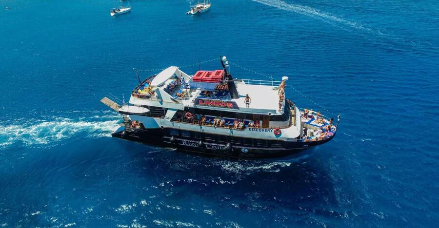 Rhodes: Lindos Cruise with 2 Swim Stops - The first cruise along Rhodes’ east coast