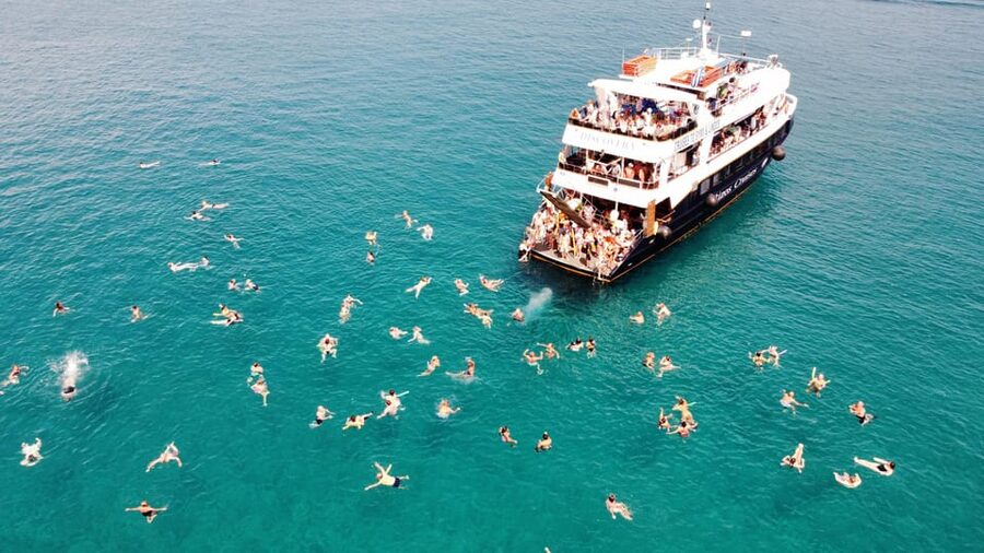 Rhodes: Lindos Cruise with 2 Swim Stops - Anthony Quinn Bay, your first swim