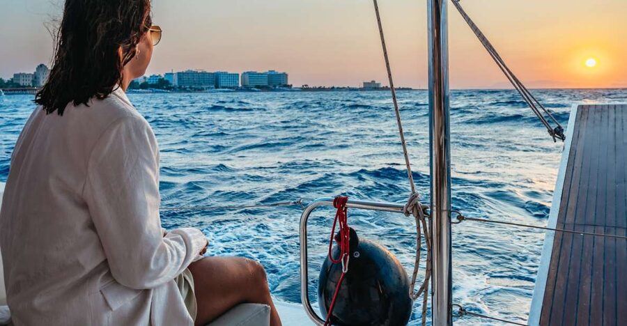 Rhodes: Sunset Catamaran Cruise with Dinner Buffet & Drinks - Who gets the best value from the $58 price
