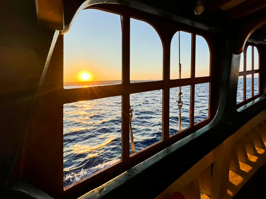 Rhodes: Sunset Cruise with Greek BBQ and Unlimited Drinks - The return sail and Rhodes sunset