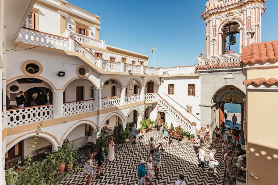 Rhodes: Symi Island & Panormitis Monastery Day Trip by Boat - Four hours in Symi Town