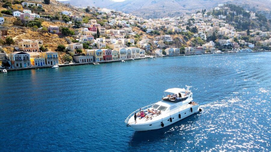 Rhodes: Symi Yacht Tour with Unlimited Drinks and Transfer - Starting at Mandraki Port in Rhodes