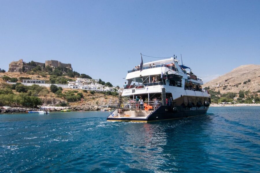 Rhodes Town: Boat Trip to Symi Island and St Marina Bay - Pickup, check-in, and practical details