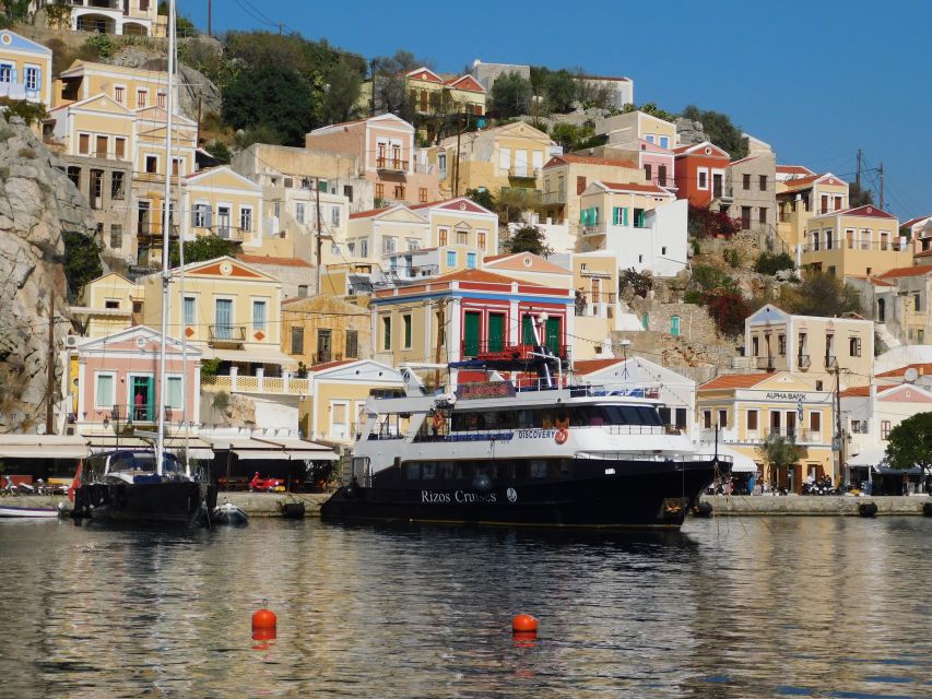Rhodes Town: Boat Trip to Symi Island and St Marina Bay - Leaving Rhodes by boat