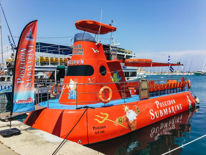 Rhodes Town: Submarine Cruise with Underwater Views - Key points to know before you board