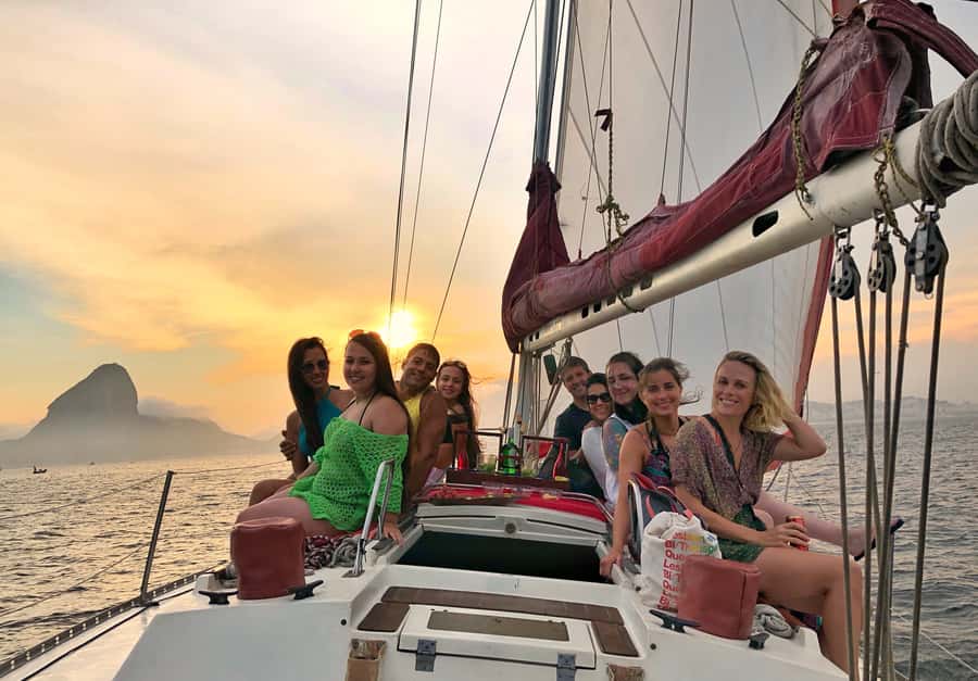 Rio de Janeiro: Sunset Sailing Tour - Swimming and weather changes