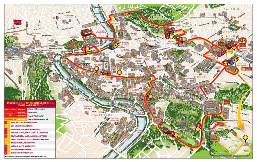 Rome: Hop-On Hop-Off Bus and Optional Cruise Port Transfer - The Pantheon, Trevi Fountain, and Spanish Steps