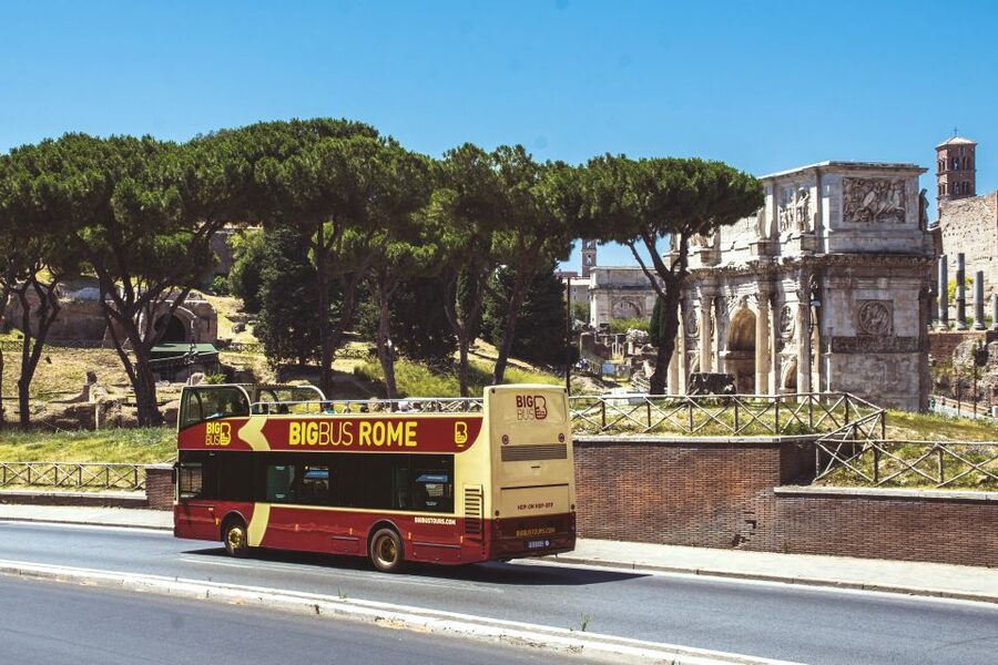 Rome: Hop-On Hop-Off Bus and Optional Cruise Port Transfer - Getting oriented on the open-top bus