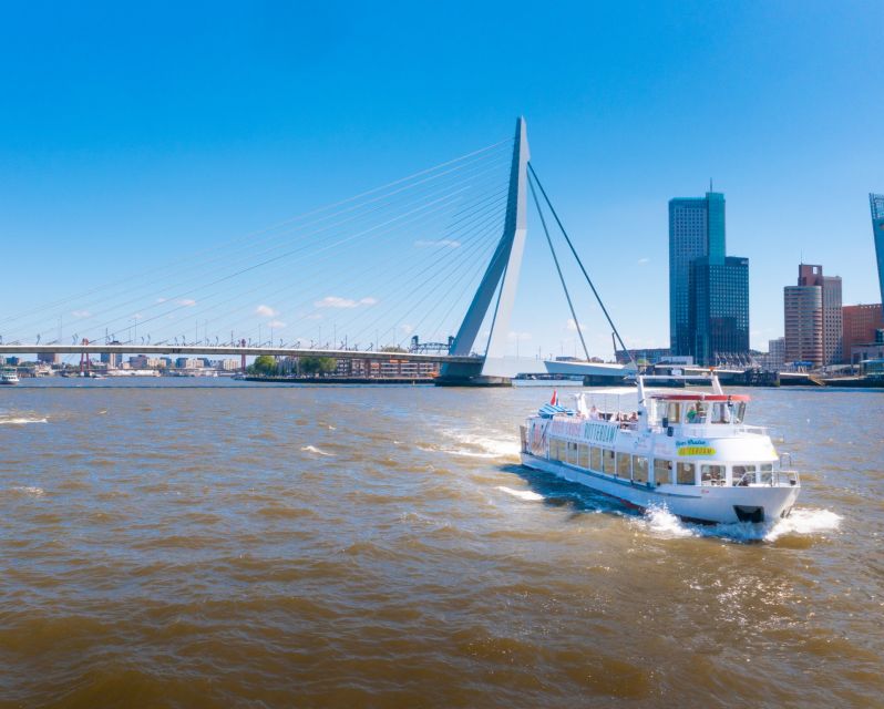 Rotterdam: Harbor Cruise with Live Guide - Coffee, apple cake, and the onboard setup
