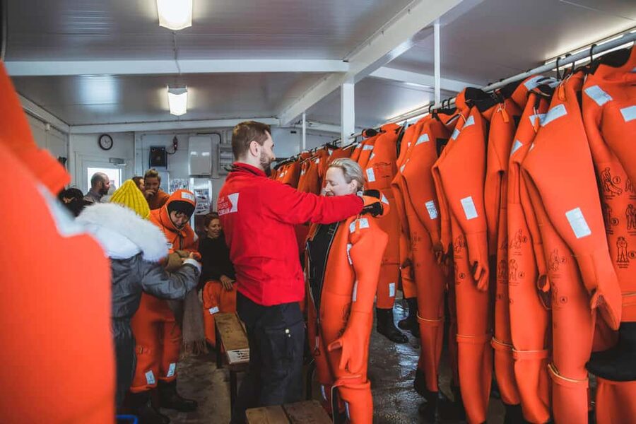 Rovaniemi: Icebreaker Cruise with Ice Floating and Transfer - The survival-suit float is the trip’s strangest moment