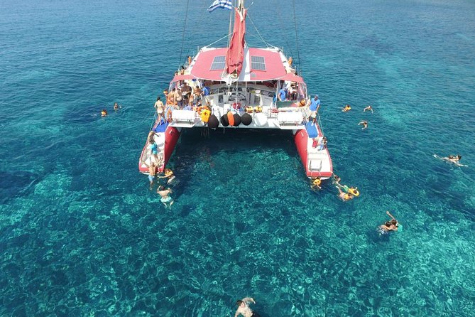 Sailing Catamaran Cruise in Santorini with BBQ, Drinks and Transfer - How much value do you get for $95.53?