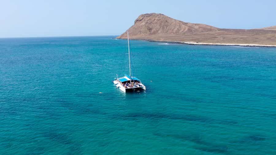 Sal: All-Inclusive Half-Day Lounge Catamaran Cruise - Sal’s West Coast from the Lounge Catamaran Sodade