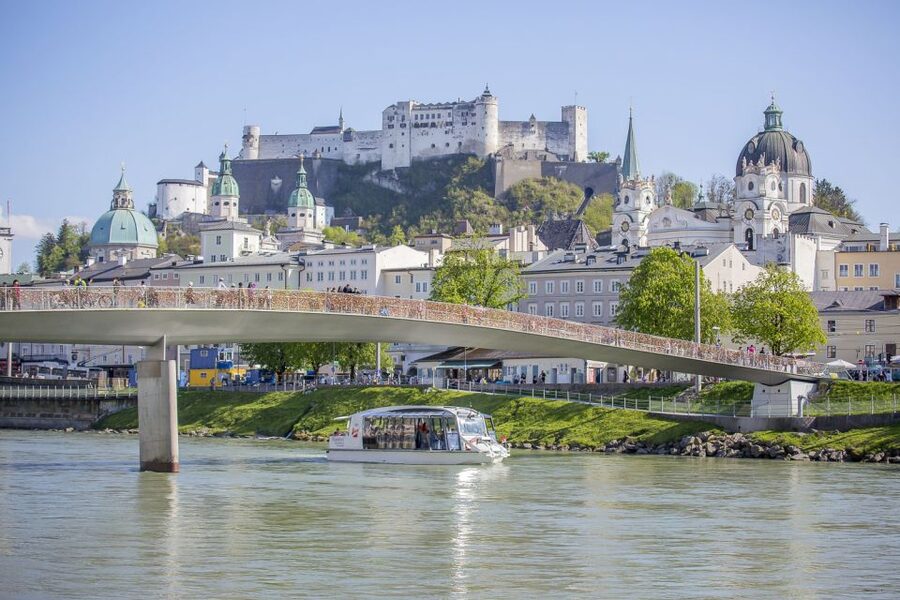 Salzburg: Boat Ride on the Salzach River - Salzburg’s skyline from the Salzach River