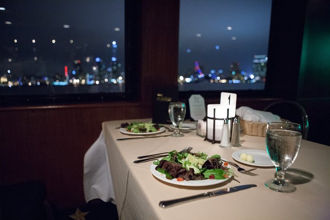 San Diego Harbor Dinner Cruise - The San Diego Bay route, from downtown to Coronado