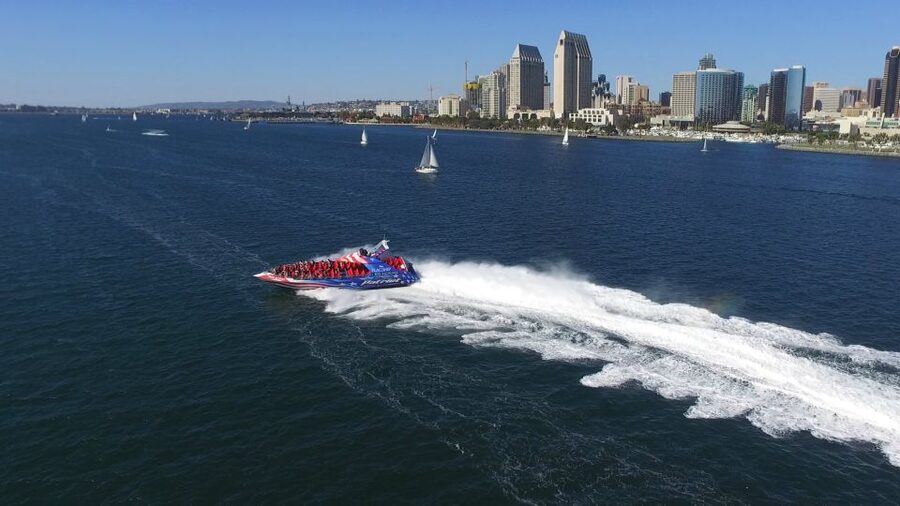 San Diego: Patriot Jet Boat Thrill Ride - A route filled with San Diego landmarks