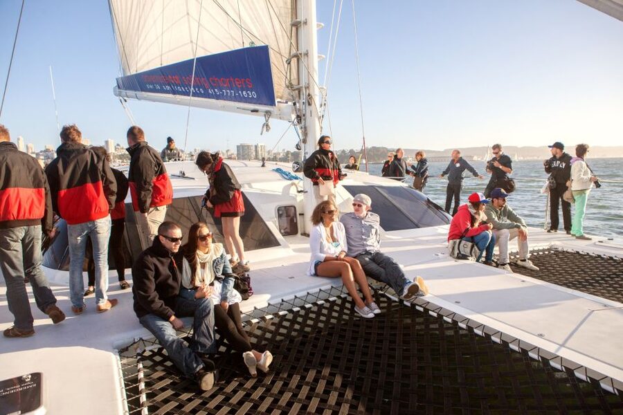 San Francisco Bay Sunset Cruise by Luxury Catamaran - Crew Service and the Small Group Feel