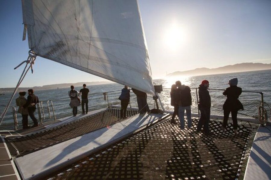 San Francisco: Golden Gate Bridge Catamaran Cruise - A friendly crew and a hands-on ride