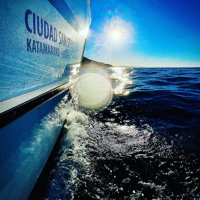 San Sebastian: Sustainable Catamaran Cruise with Audio Guide - Peine del Viento from sea level