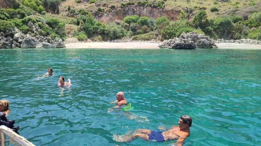 San Vito Lo Capo: Boat Trip with 3 Swimming Stops and Snacks - Cala dell’Uzzo and the grotto