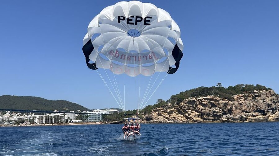 Santa Eulària des Riu: Parasailing Boat Cruise with Drinks - Dock D-60 and the start of the trip