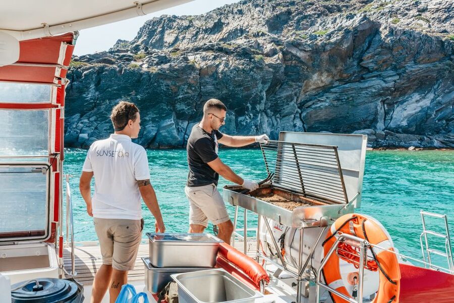 Santorini: Catamaran Tour with BBQ Dinner, Drinks, and Music - Is $93 good value?