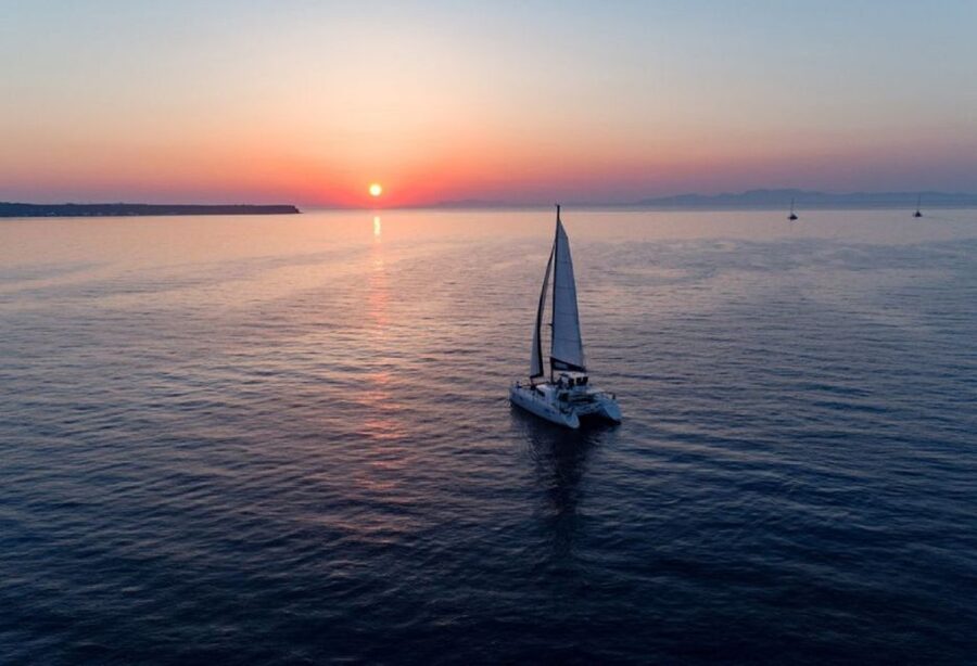 Santorini: Sunset Cruise with Swim Stops, Dinner, and Drinks - Booking details that matter