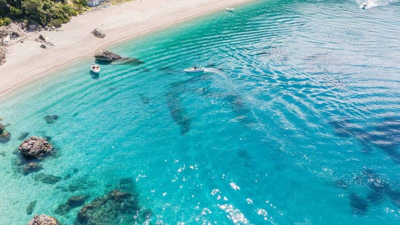 Saranda: Boat Tour to 7 Destinations with Beach Umbrella - Key points at a glance