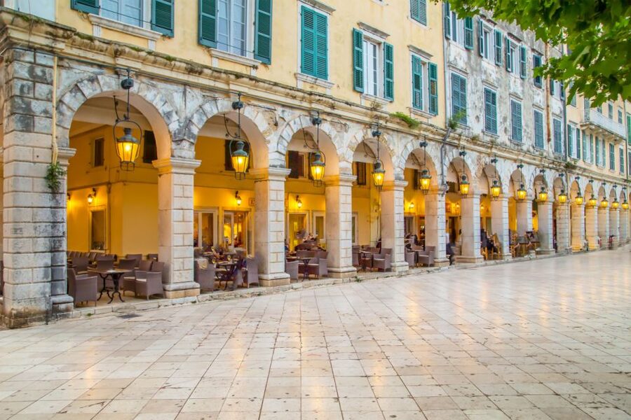 Saranda: Corfu Town and Palaiokastritsa Day Trip with Cruise - Corfu Town begins at Spianada and Liston