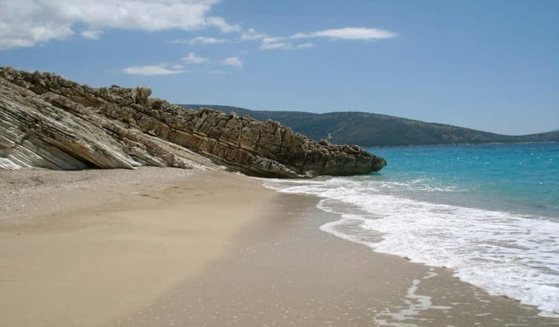 Sarandë: Boat Tour at Kroreza & Hidden Caves with Snorkeling - Kroreza Beach is the main event
