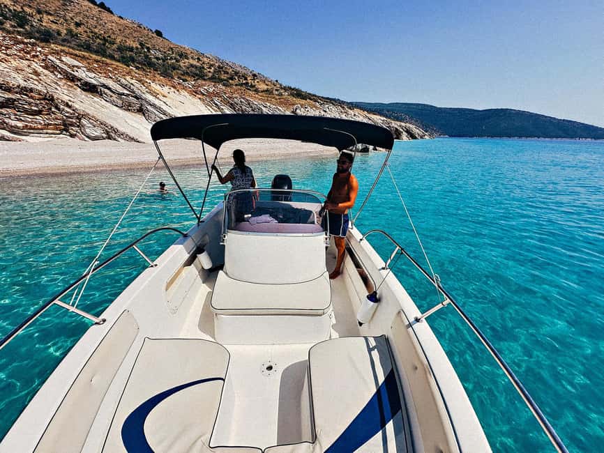 Sarandë: Boat Tour Turtle Cave Kakome & Krorez Snorkeling - Gremina and Kakome: the best early swims