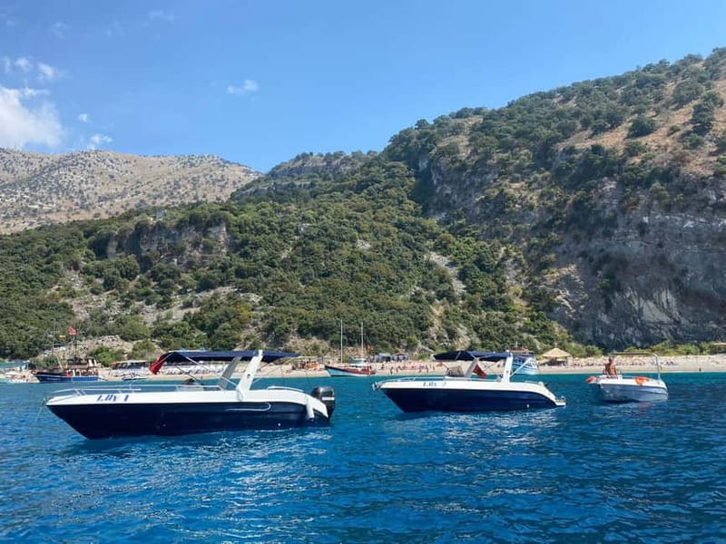 Sarande: Hidden Cave, Gremina, Kakome & Krorez Boat Tour - Gremina Bay brings the first proper swim