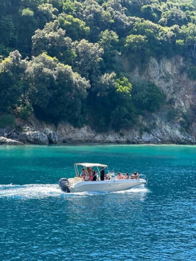 Ionian Coast Hidden Beaches and Caves Boat Tour