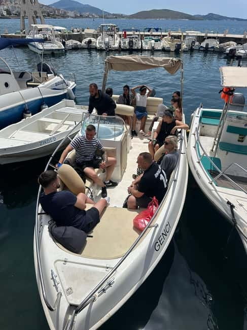 Sarandë: Ionian Coast Hidden Beaches and Caves Boat Tour - Swimming at Kepi I Qefalit