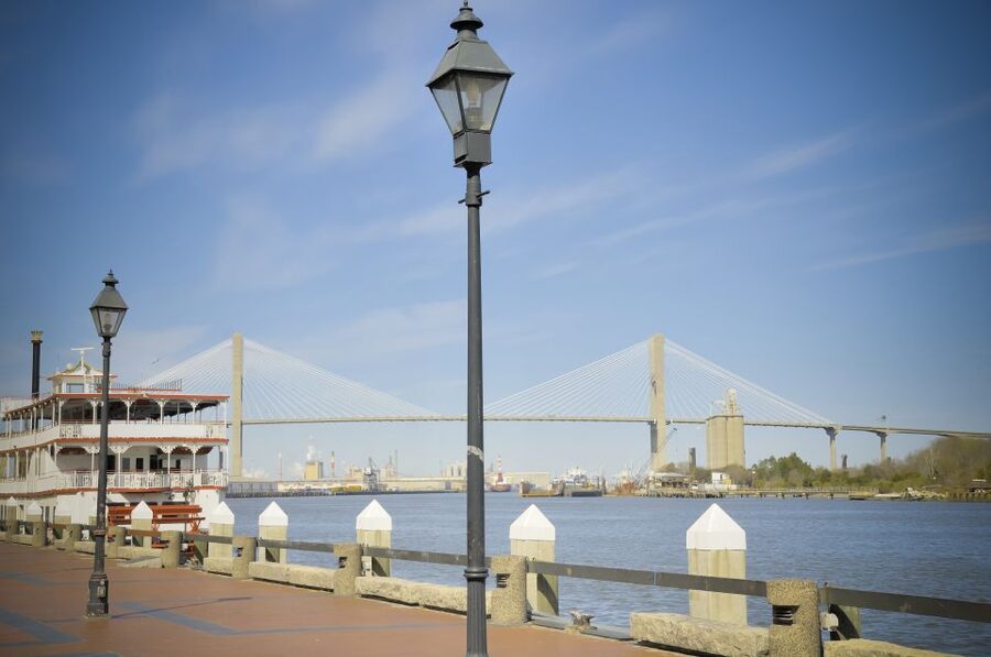 Savannah: Riverboat Narrated Harbor Sightseeing Cruise - What you see as Savannah opens from the river