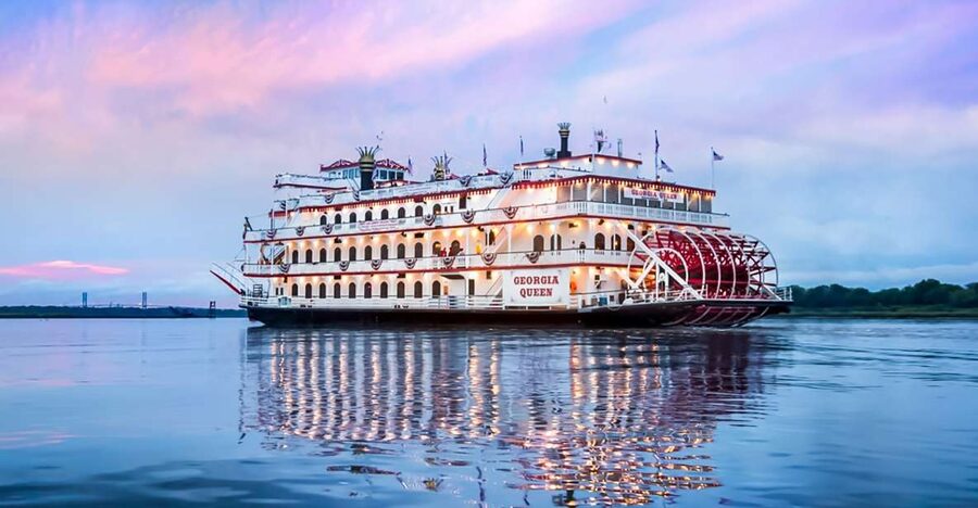 Savannah: Riverboat Sunset Cruise - What the evening on the Savannah River is really like