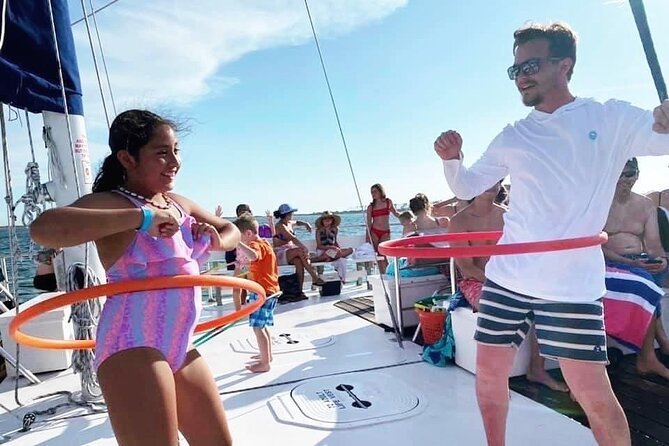 Shell Island Snorkel and Dolphin Catamaran Cruise with Island Time - The catamaran ride across the Gulf