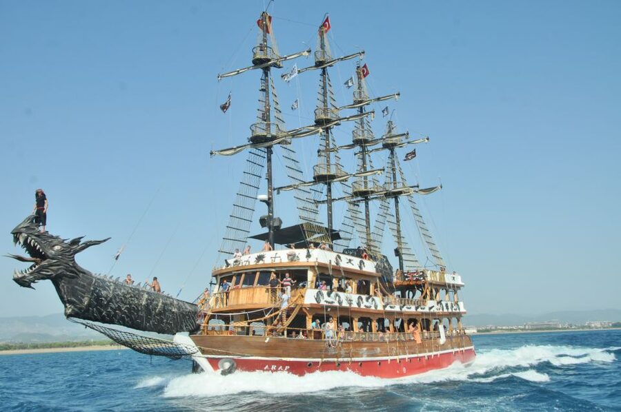 Side: Dolphin Island Boat Tour w/ Lunch & Foam Party - A nine-hour day on the water from Side