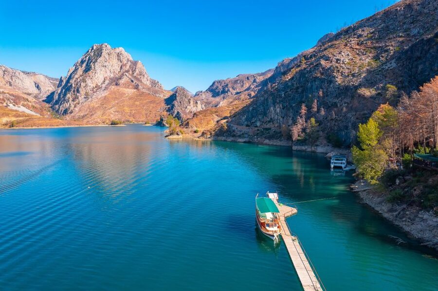 Side: Green Canyon Boat Trip & Bus Safari with Lunch - The open-sided bus safari