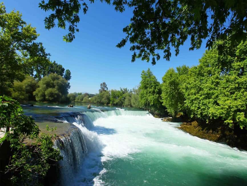 Side: Manavgat Boat, Bazaar, & Waterfall Day Trip with Lunch - Lunch with the river nearby
