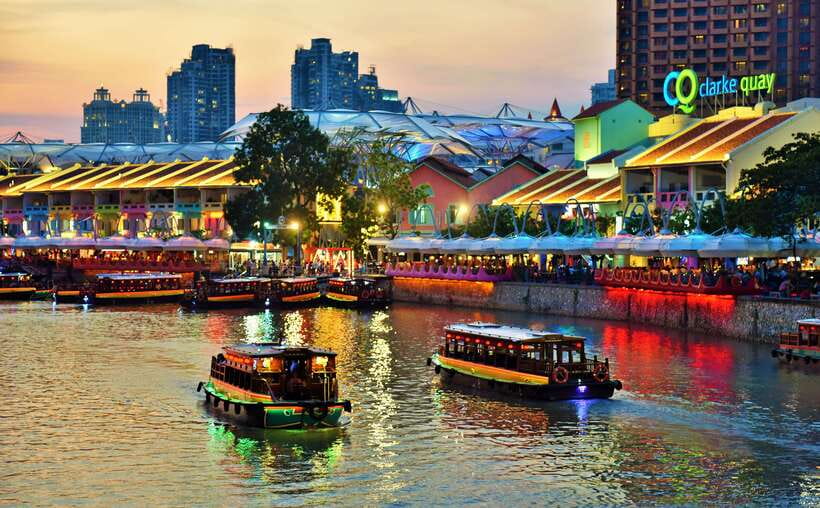 Singapore: Singapore River Cruise - Raffles Landing and the meaning of the river