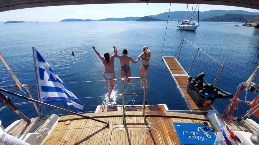 Skiathos: Full-Day Sailing Cruise with Lunch - Dasia Sea Caves, weather permitting